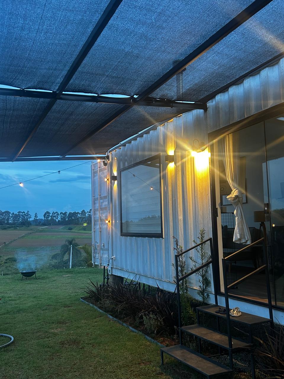 Entardecer no My Eco Lodge